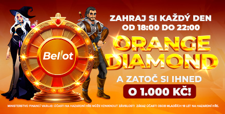 Zahraj si Orange Diamond a zatoč si o 1000 Kč!