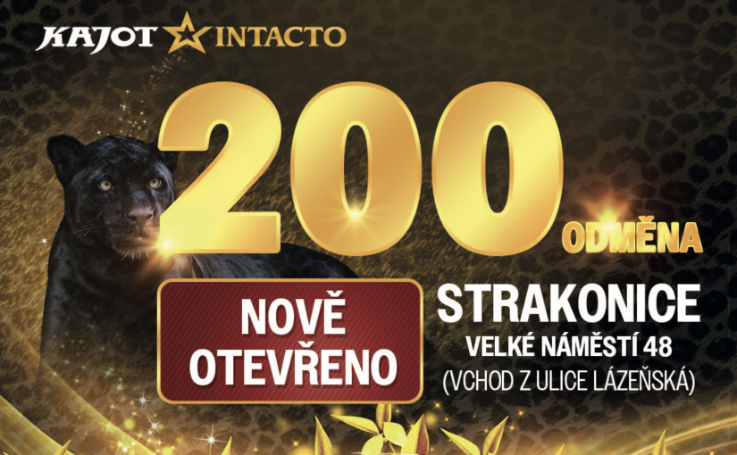 200 bodů otvírací bonus v KAJOT LOUNGE STRAKONICE